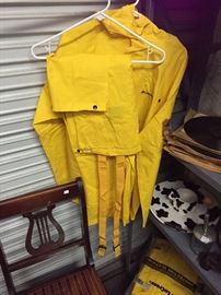 Lacrosse rain suits including top bottom and neck guard. New in bag several Available. Made for a person with small to medium build