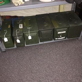 Metal ammo cans