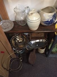Ceramic pottery glassware