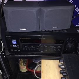 Pair of Kenwood speakers, wall mount. Model CRS – 12