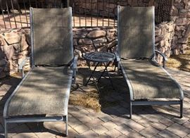 Chaise Lounge (2) Side Table