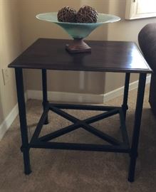 Decorative Metal Based End Table