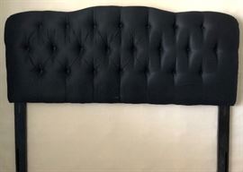 Tufted Headboard and Metal Bedframe
