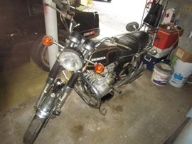 1974 Honda model CB3 motorcycle