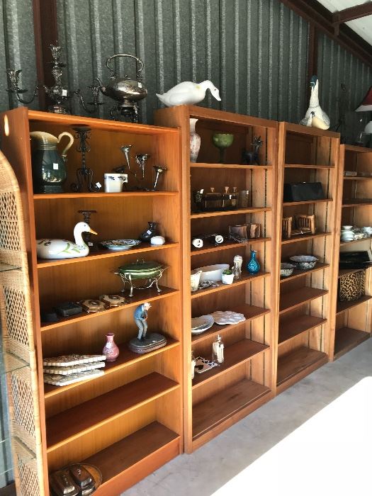 bookshelves full of great stuff!