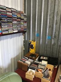 hundreds of Cd's 