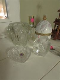 Dresser and decor items