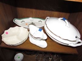 Lenox, Spode and German porcelain