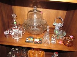 Glassware and small cars