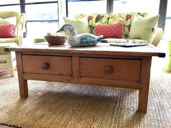 Antique English Farm Table