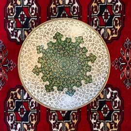 Indian Enamel Dish