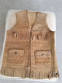 Vintage Suede Vest