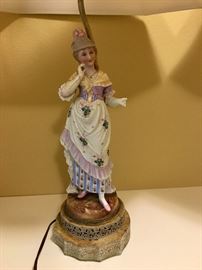 Victorian Figural Lamp