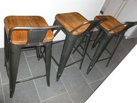 3 unique bar stools