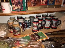 Budweiser mug collection