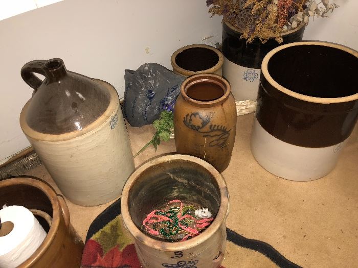 vintage ceramic pots