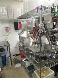 Huge lot of Stainless Steel and Plastic Prep Conta ...
