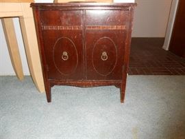 Vintage record cabinet