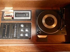 8 track player, record player, radio