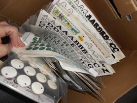 Scrap booking supply sheets