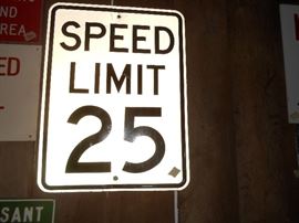 Speed sign