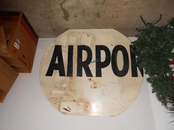 Partial Airport sign very large