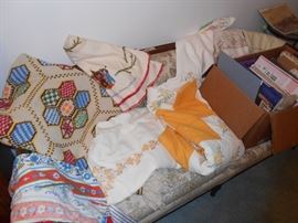 Embroidered tablecloths