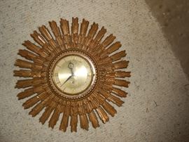 Starburst Syroco clock