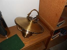 Vintage hanging light fixture