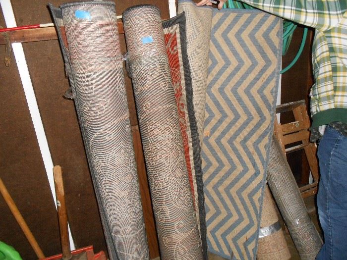 Many smaller area rugs