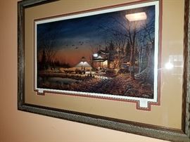 Terry Redlin " Welcome to Paradise" limited numbered signed print
