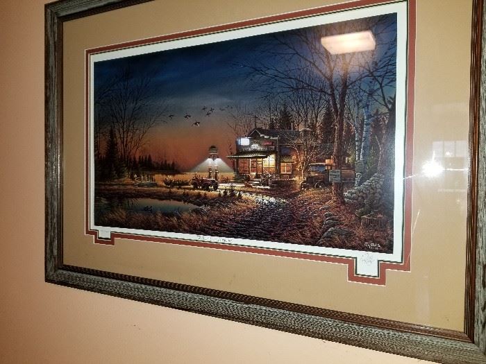 Terry Redlin " Welcome to Paradise"  limited numbered signed print 