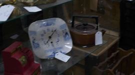 Vintage Coin Bank , Vintage clock