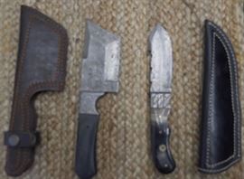 Damascus knives