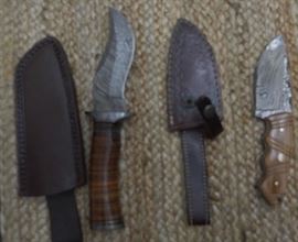 Damascus knives