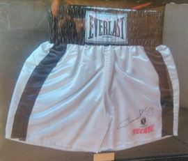 signed boxing shorts