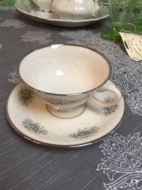 14 of these Lenox cups and sauces