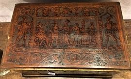 Antique boxes trunks