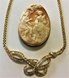 Cameo 18kt gold