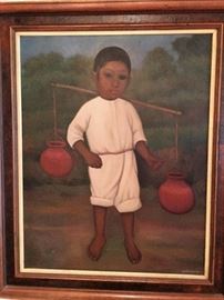 Gustavo Montoya oil on canvas