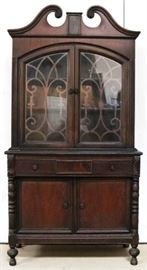 Sheraton double door china cabinet