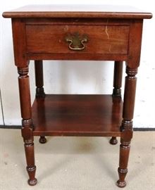 One drawer turned leg stand