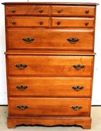 Vintage chest on chest