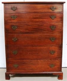 Bracket foot high chest by Clawson