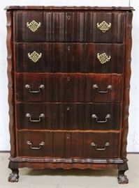 Regency serpentine front chest