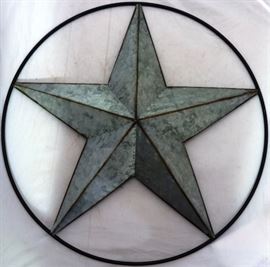 Galvanized star
