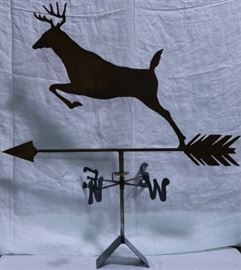 Deer weather vane