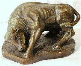 Bull statue