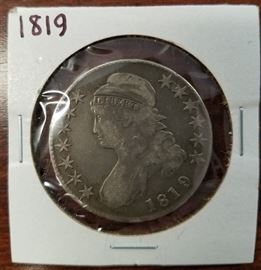 1819 Bust Half