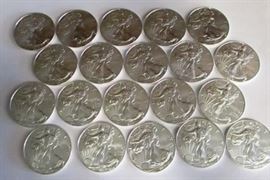 1x20 Silver Eagles